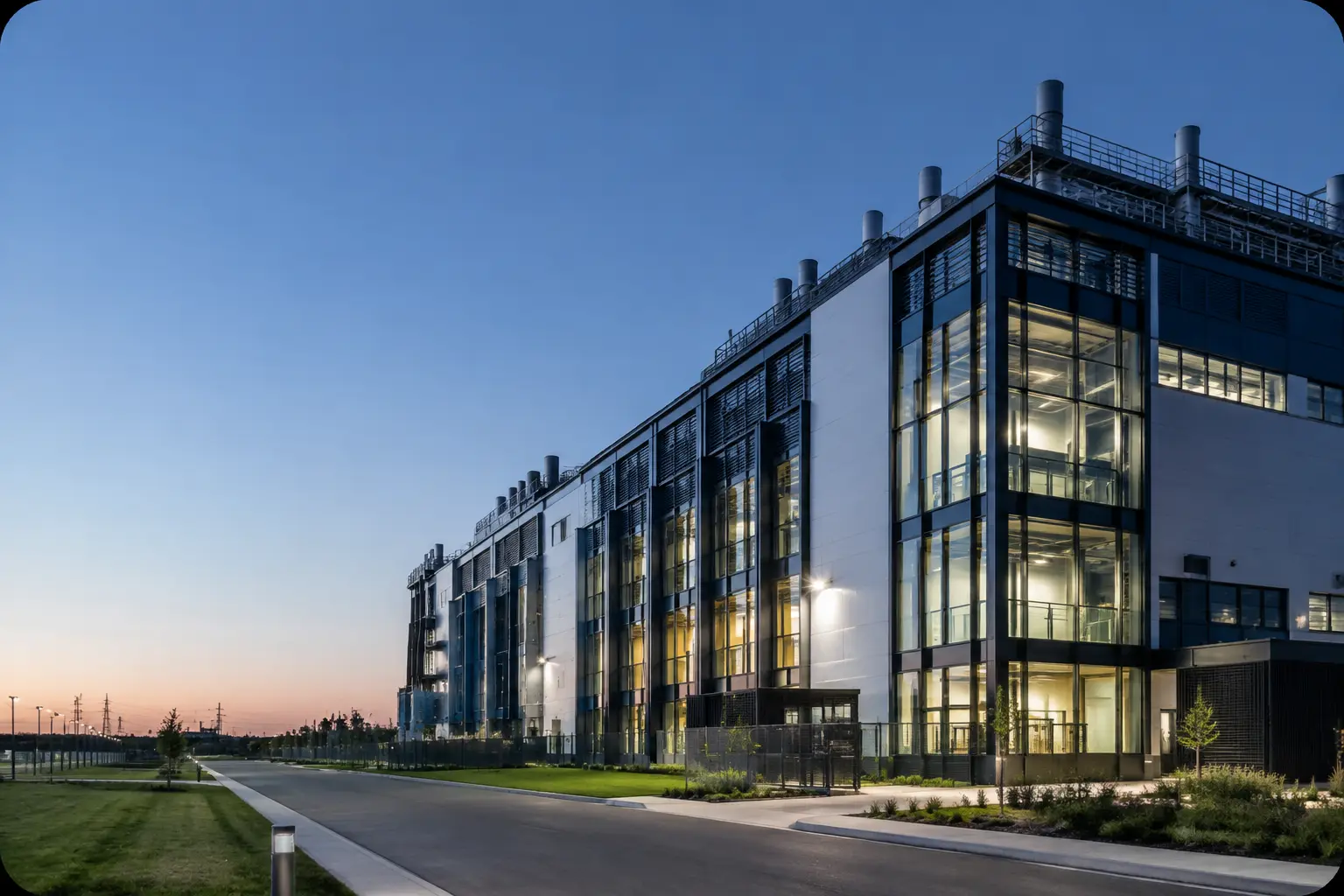 International data centre campus development