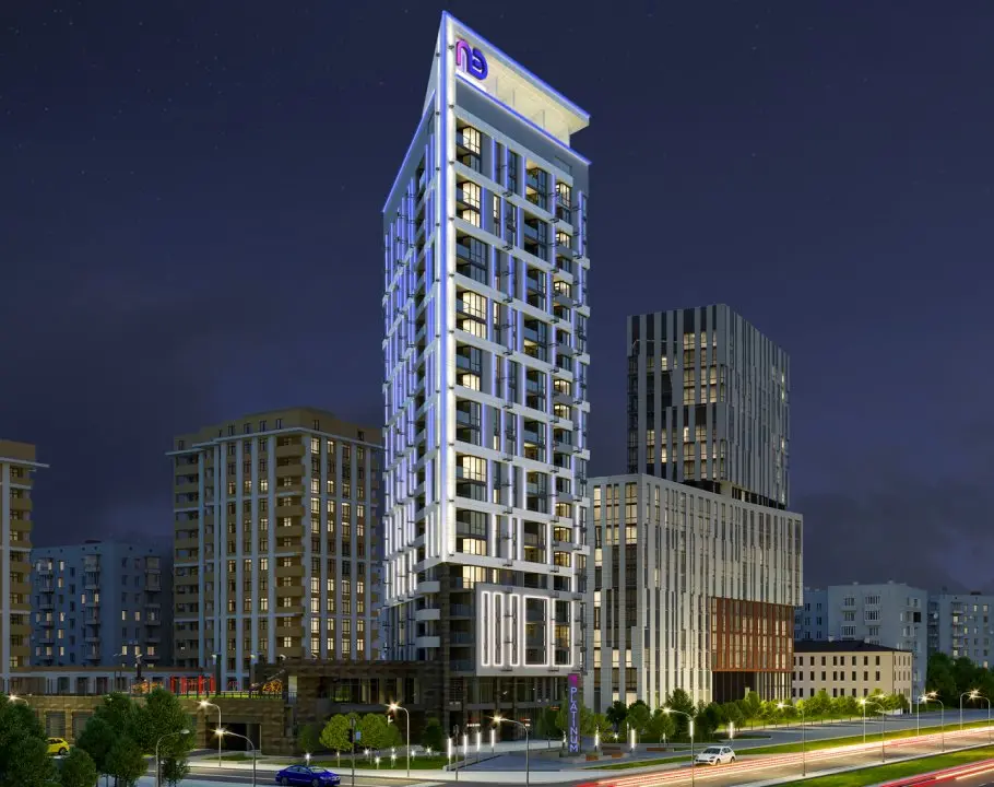Contemporary corporate workplace architecture and interior environment