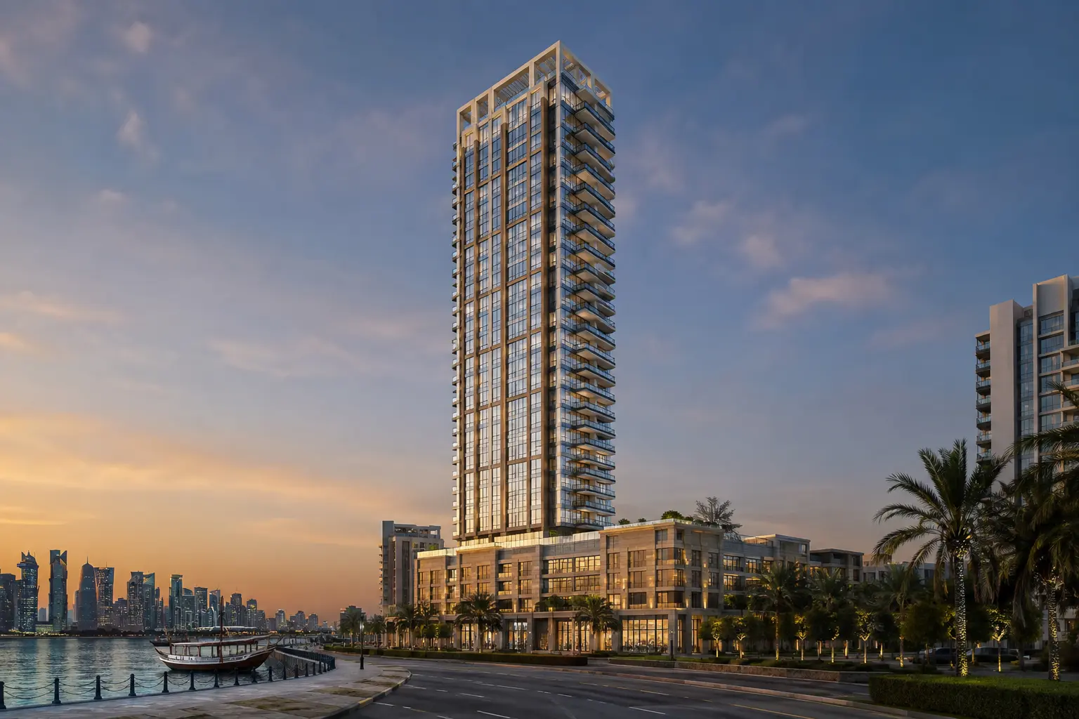 High-Rise Residential Tower project experience in Qatar