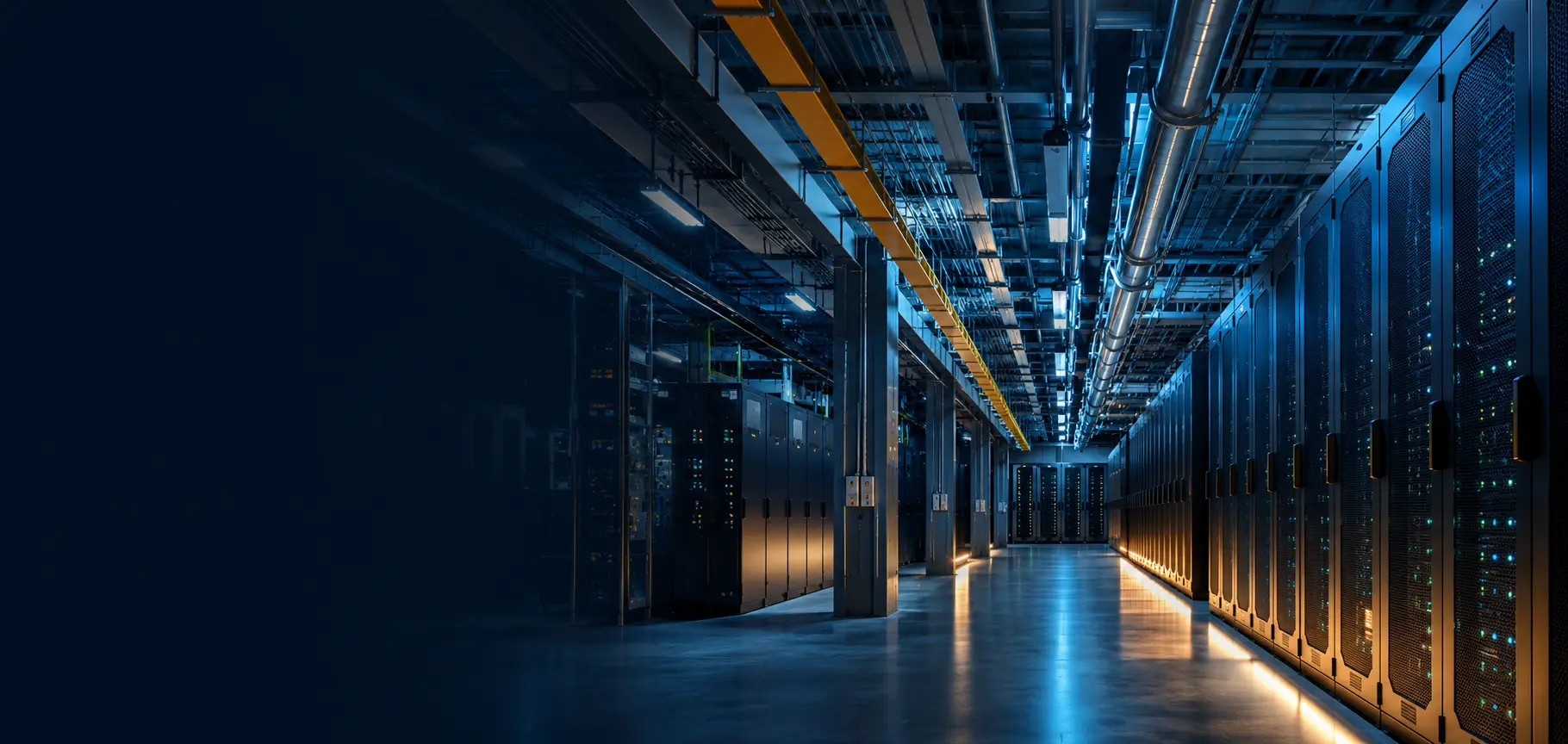 Mission-critical data centre server hall